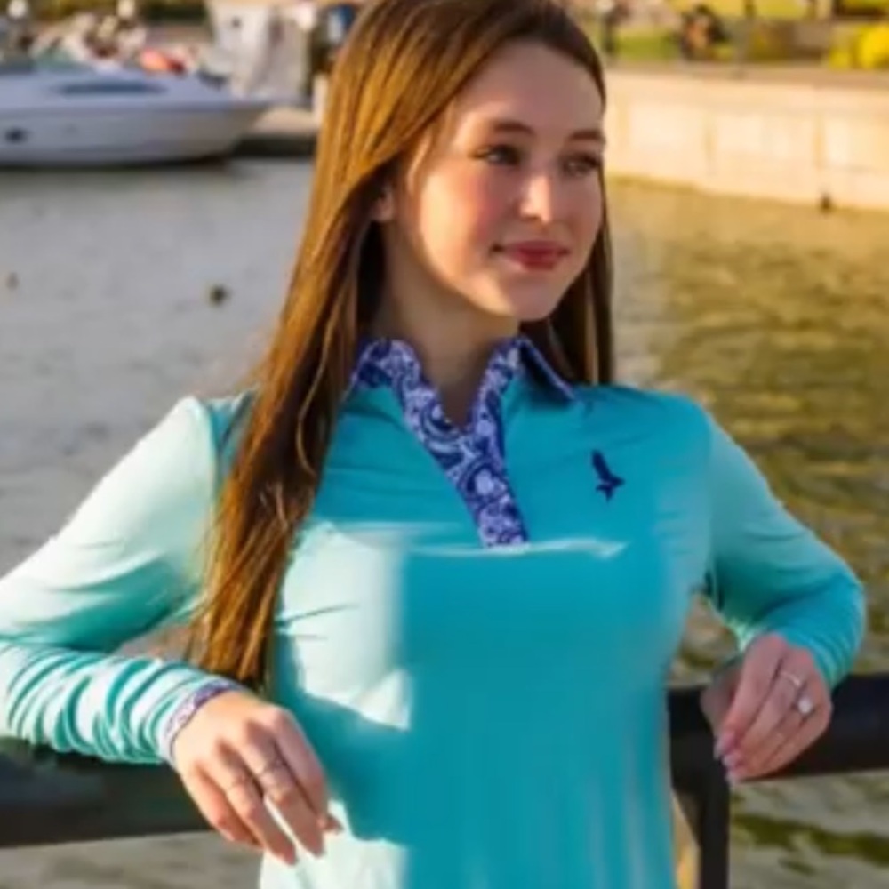 NWT PROTECT YOUR TAIL BAMBOO/SPF 50 QUARTER ZIP IN SIZE SMALL Very Soft ! New